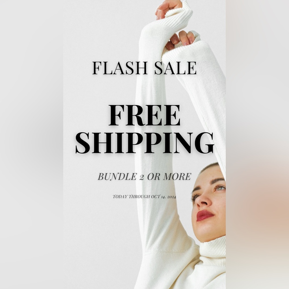 FREE SHIPPING - Bundle 2 or more items. Now through OCT. 14, 2024